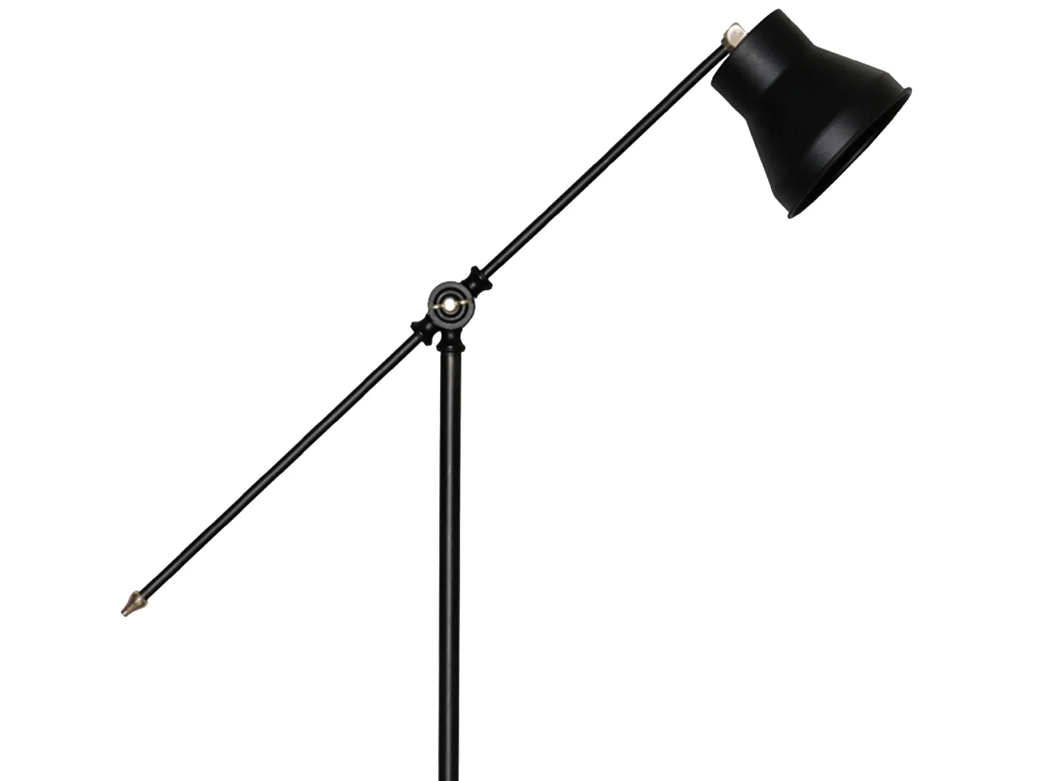 Lampadaire Peterborough hauteur 145 cm E14 effet bois / noir [lux.pro]