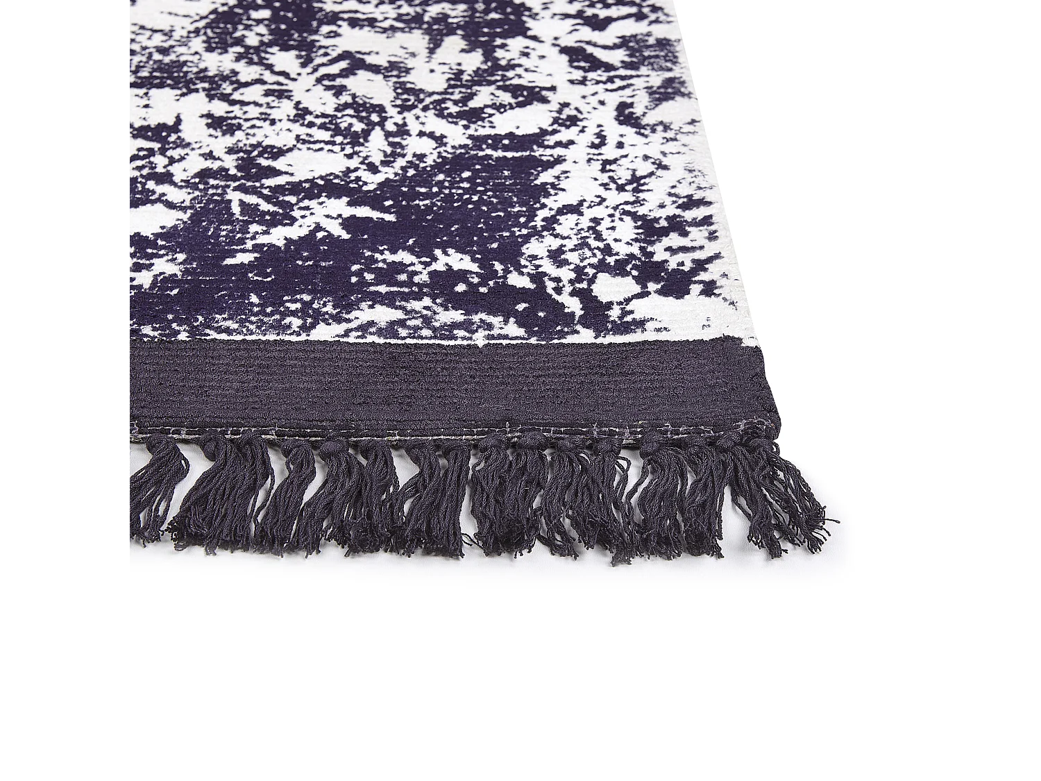 Tapete em viscose violeta e branca 160 x 230 cm AKARSU