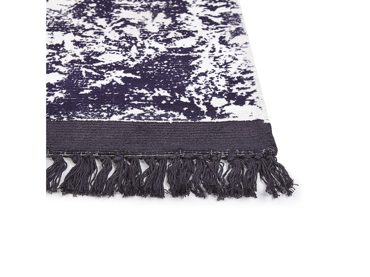 Tapis en viscose violet et blanc 160 x 230 cm AKARSU