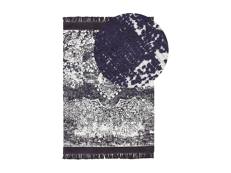 Tapis AKARSU Violet 160 x 230 cm Soie artificielle