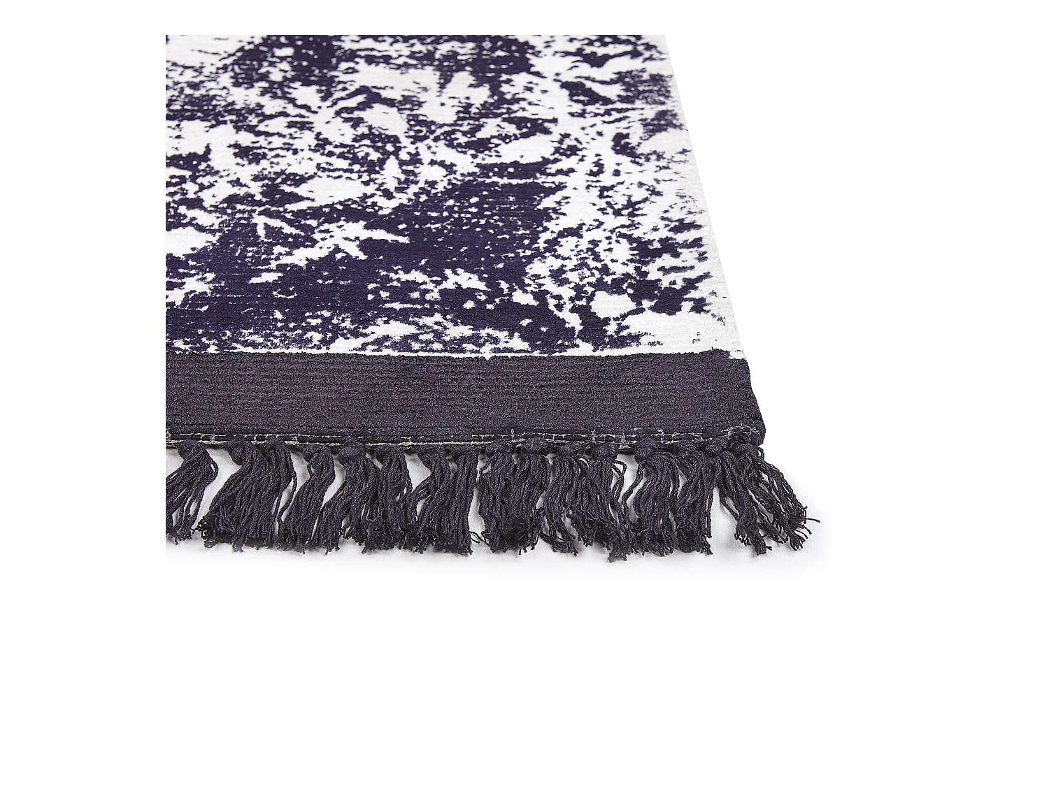 Vloerkleed viscose paars/wit 140 x 200 cm AKARSU