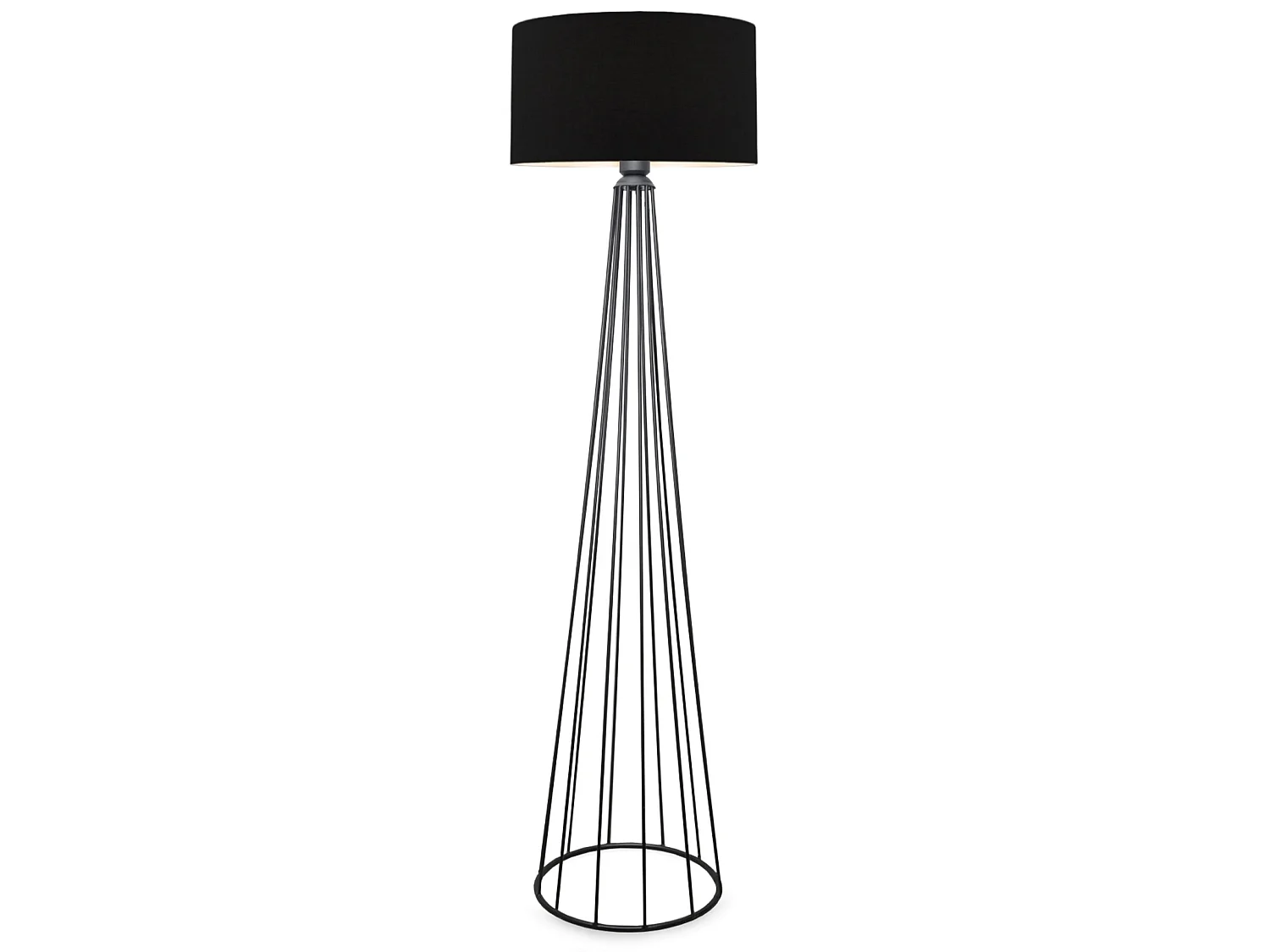 Lampadaire Neath hauteur 155 cm E27 anthracite / noir [lux.pro]