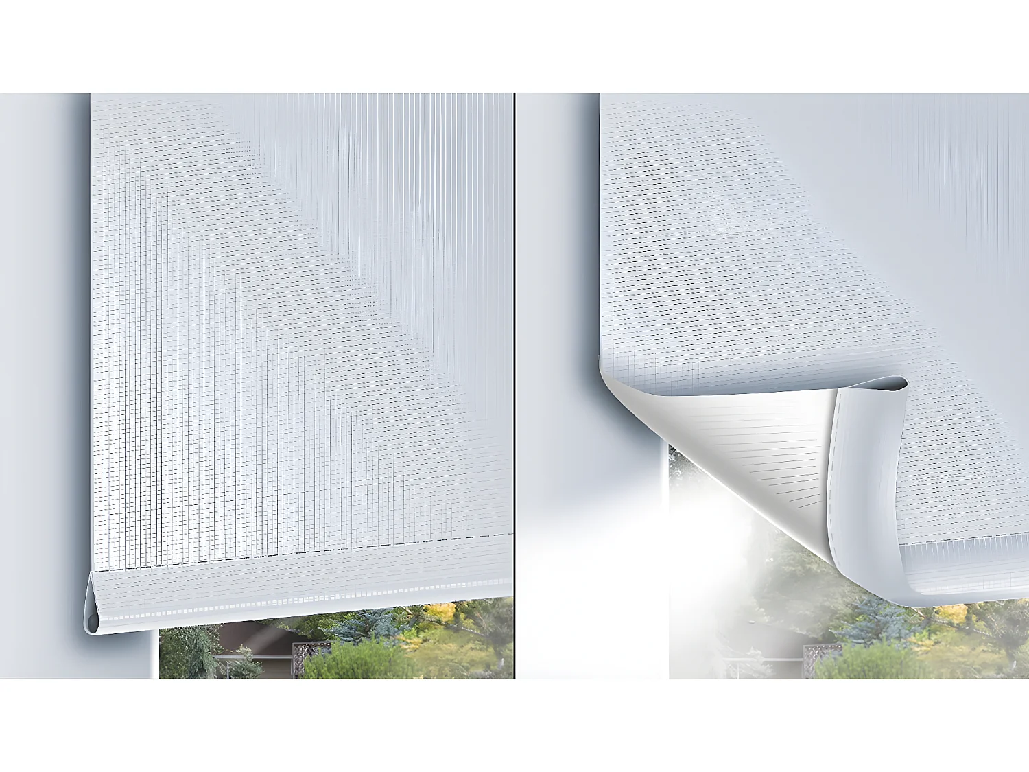 Estor enrollable blackout 80 x 150 cm Klemmfix ECD Germany