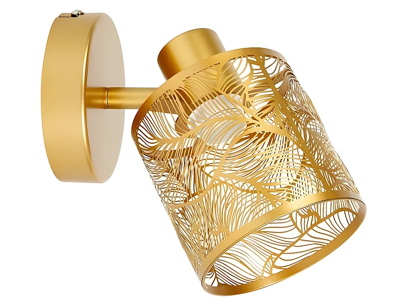 Spot Calathéa métal ajouré doré Ostaria