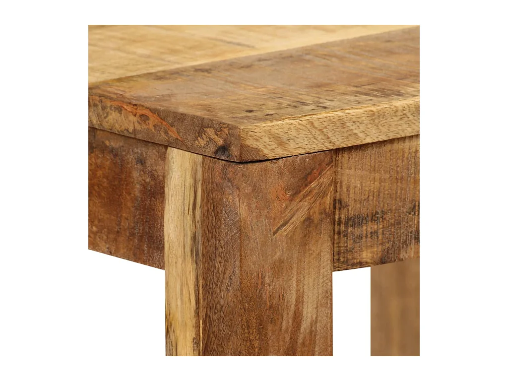 Table de salon salle bois marron 82 x 80 x 76 cm 0902173