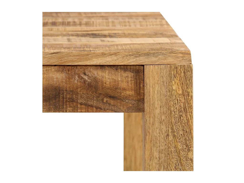 Table de salon salle bois marron 82 x 80 x 76 cm 0902173