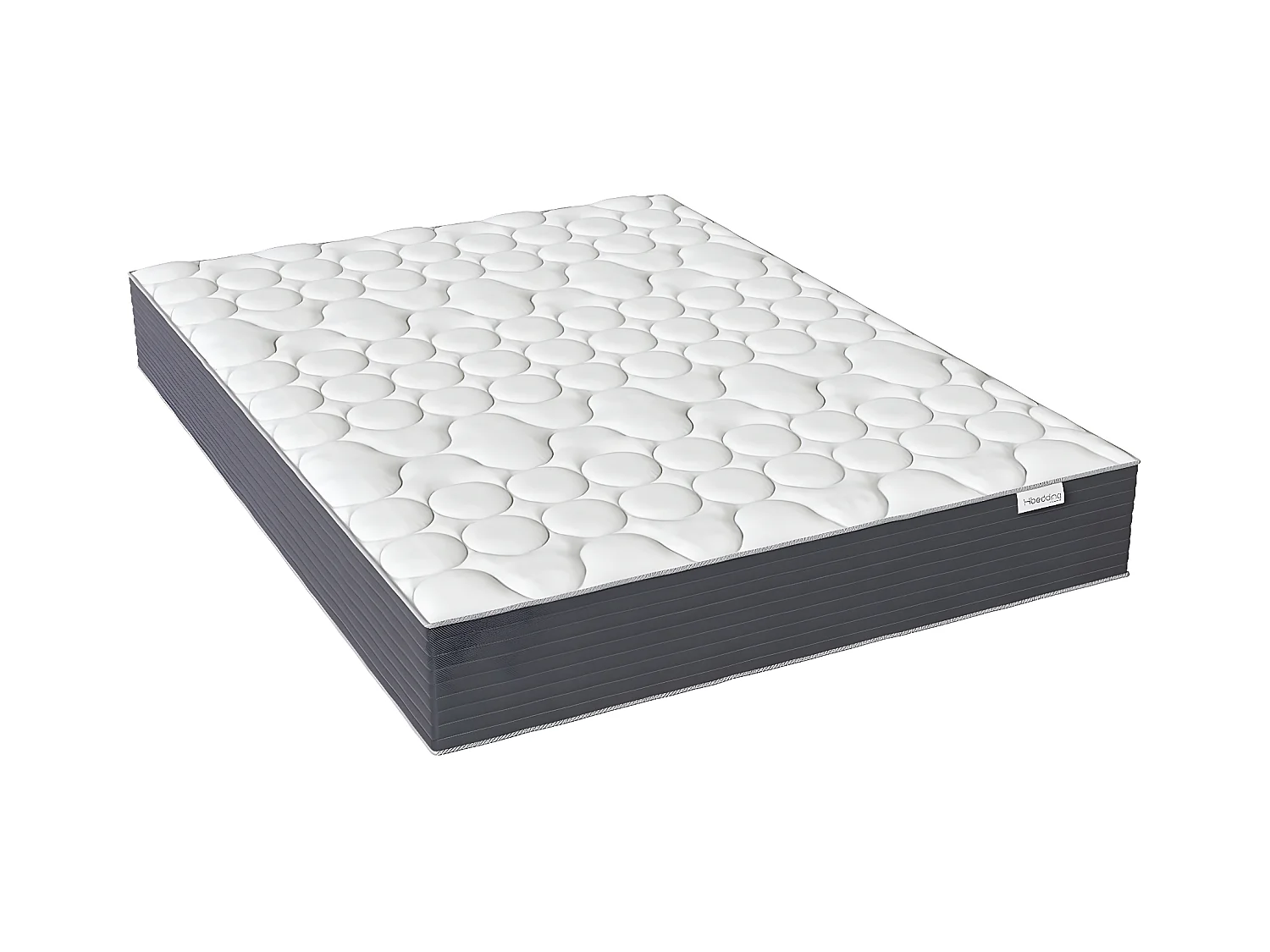 Matelas ressorts ensachés 140x190 Spring Plus Hbedding - Mousse à mémoire de forme et ressorts ensachés