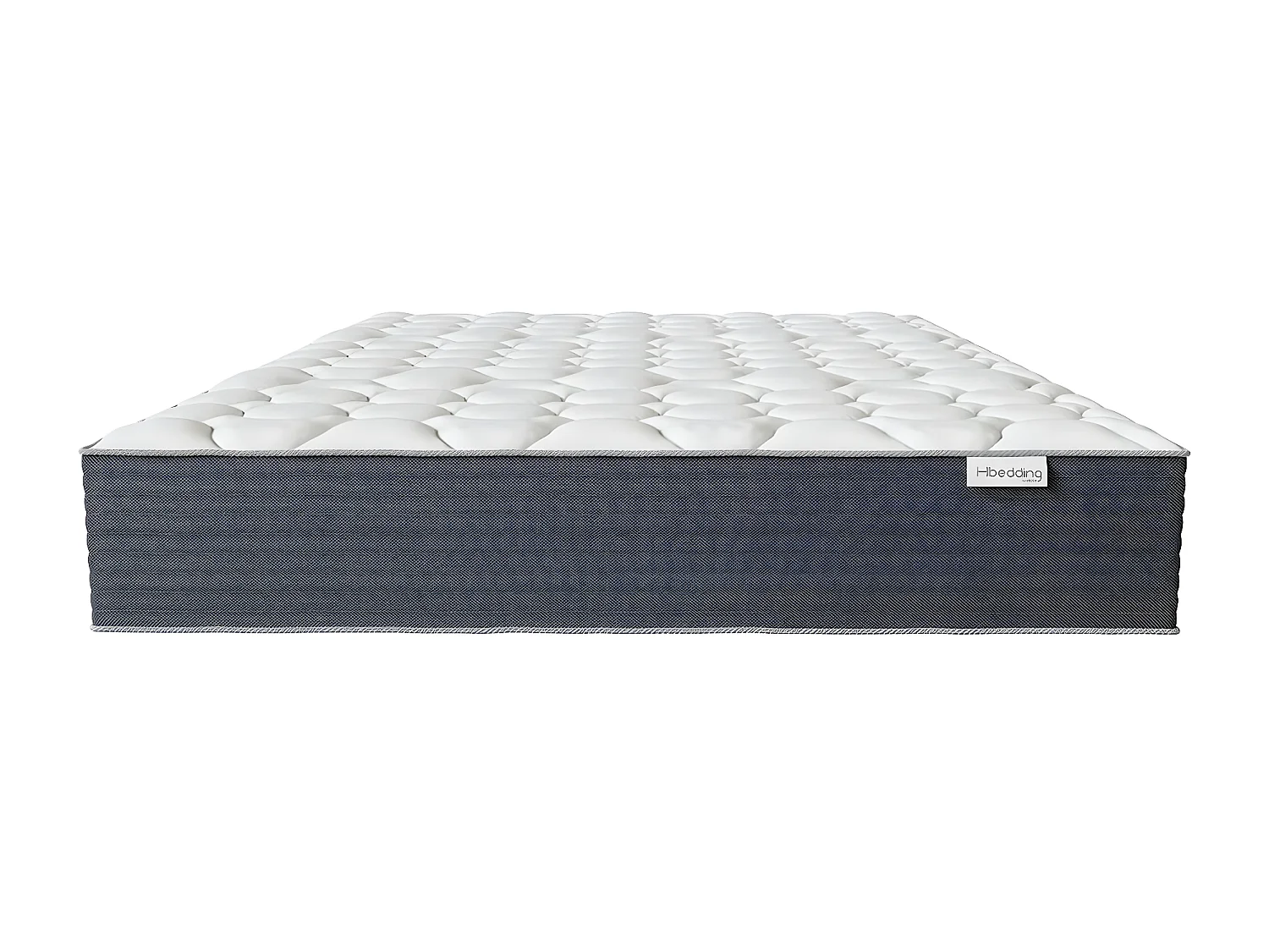 Matelas ressorts ensachés 140x190 Spring Plus Hbedding - Mousse à mémoire de forme et ressorts ensachés