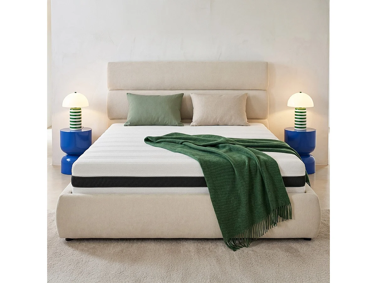 Matelas ressorts ensachés 160x200 Hygiospring - Mousse HR