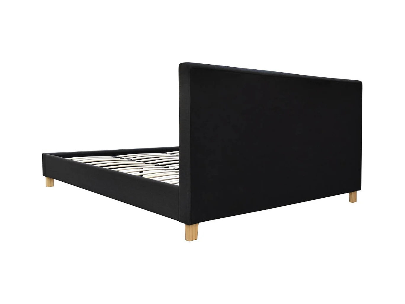 Lit "Emmy" - 180 x 200 cm - Gris foncé