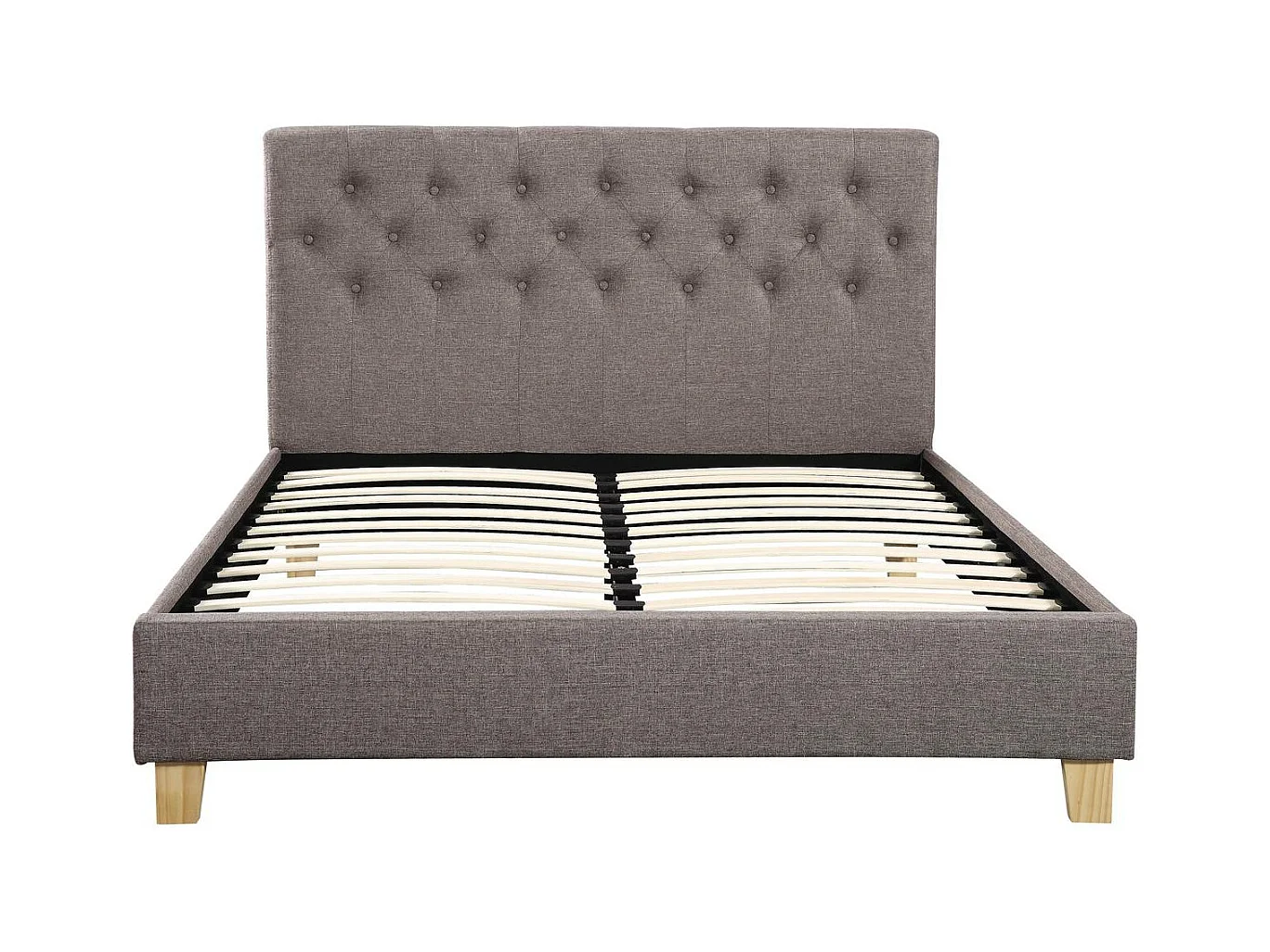 Lit "Emmy" - 160 x 200 cm - Taupe