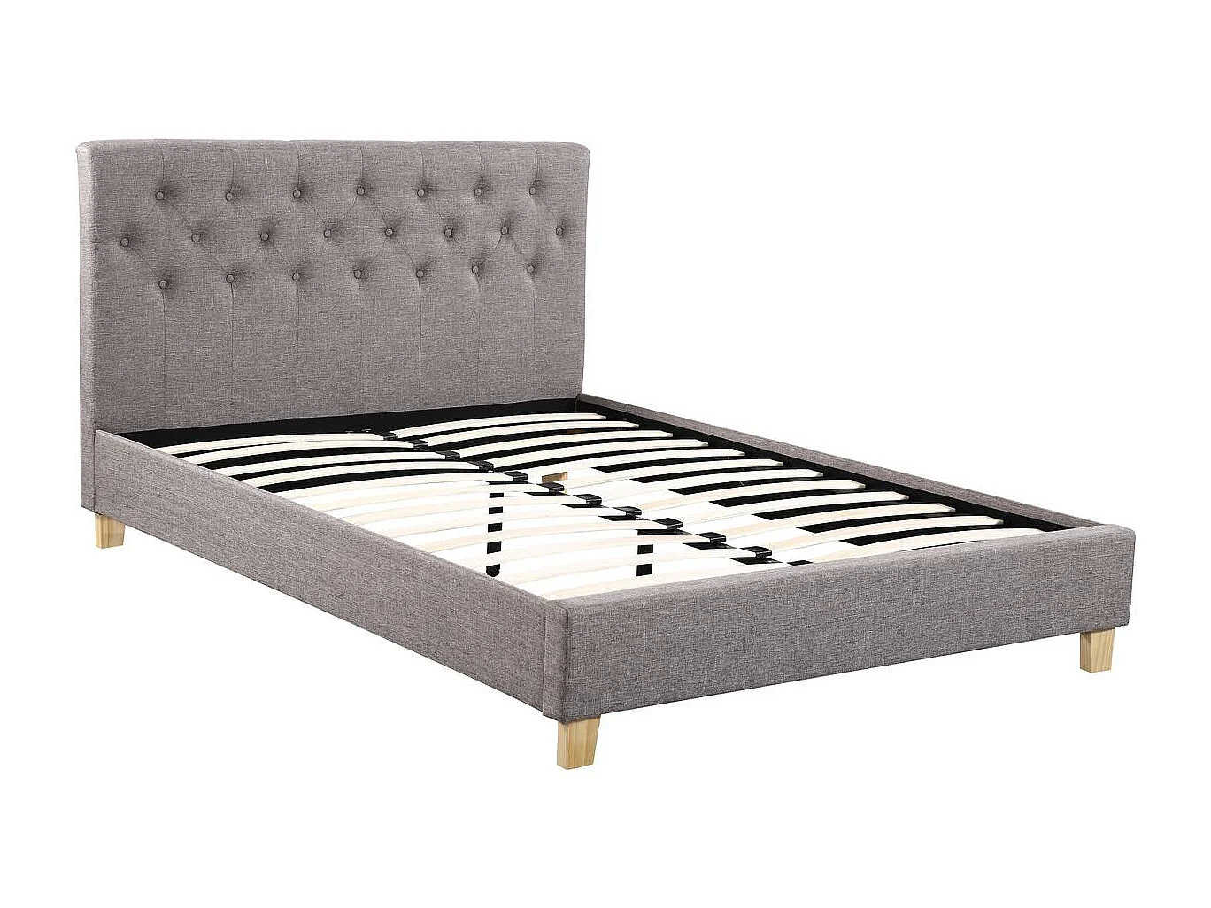 Lit "Emmy" - 160 x 200 cm - Taupe