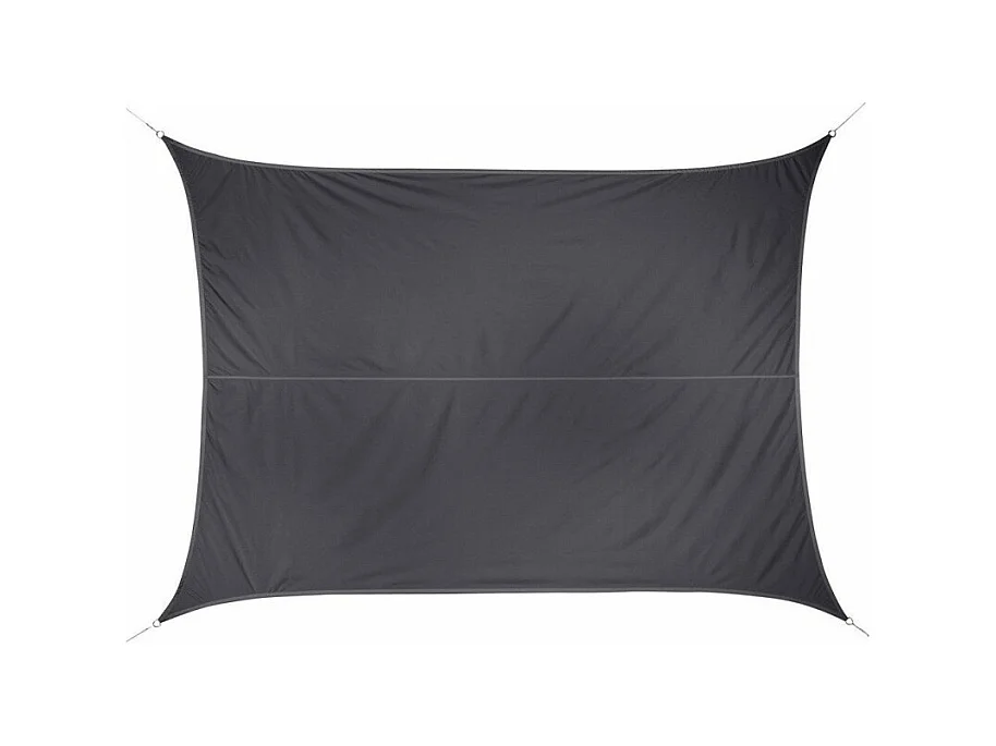 Toile solaire 3x4m Curacao gris Hespéride