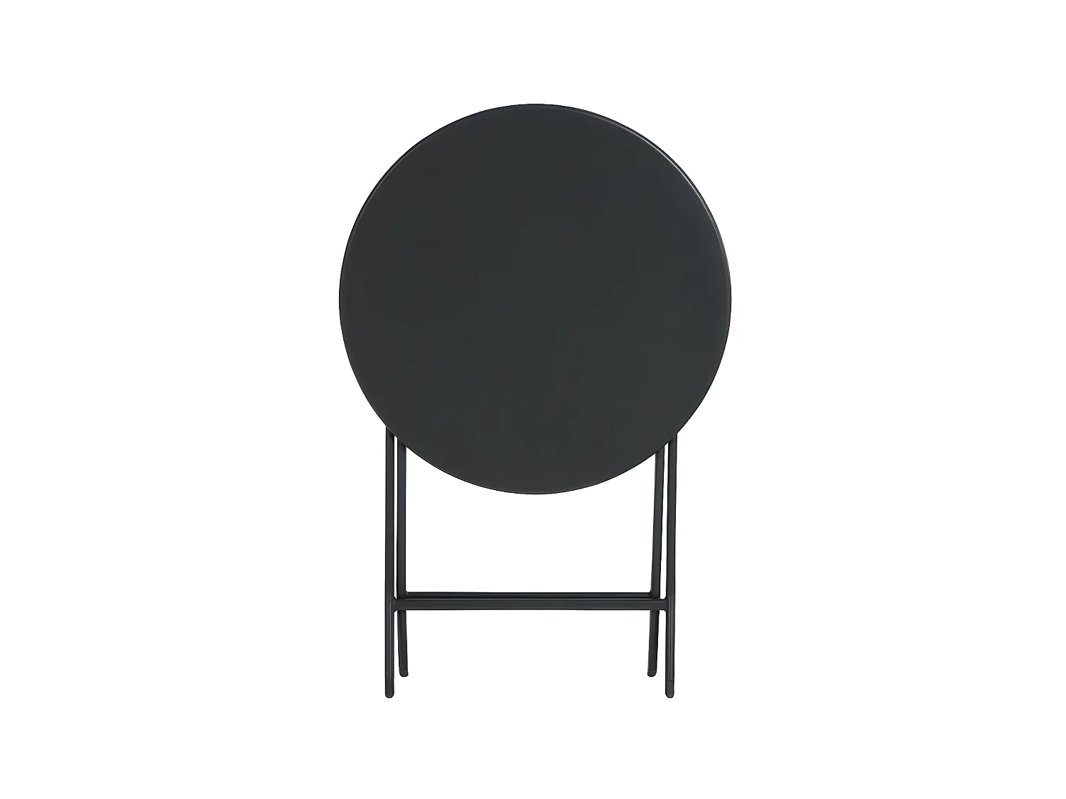 Table ronde pliante Greensboro 2p graphite Hespéride