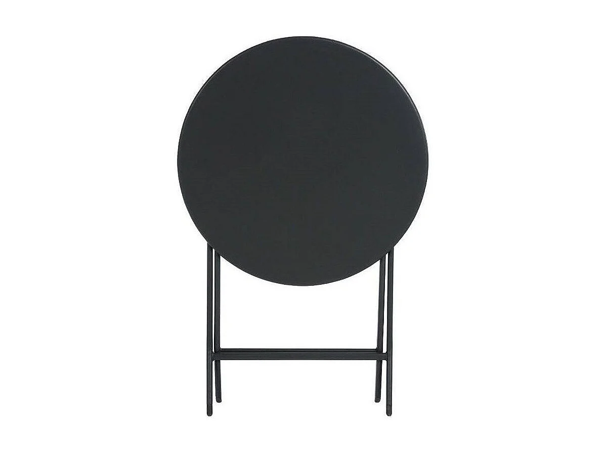 Table ronde pliante Greensboro 2p graphite Hespéride