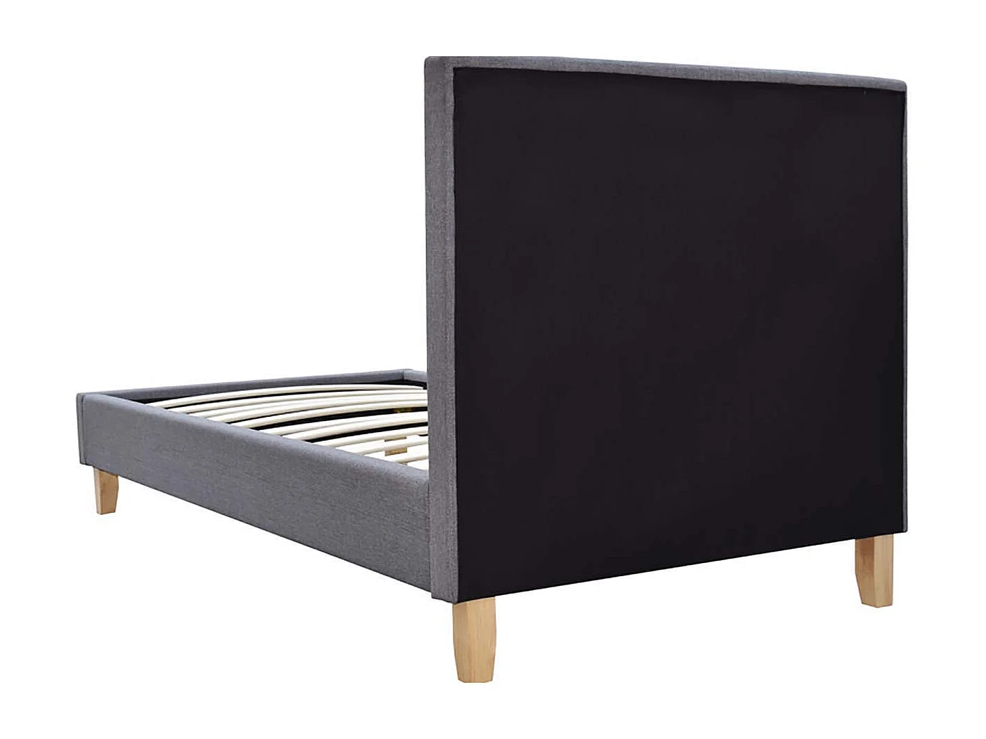 Lit "Elise" - 90 x 190 cm - Gris