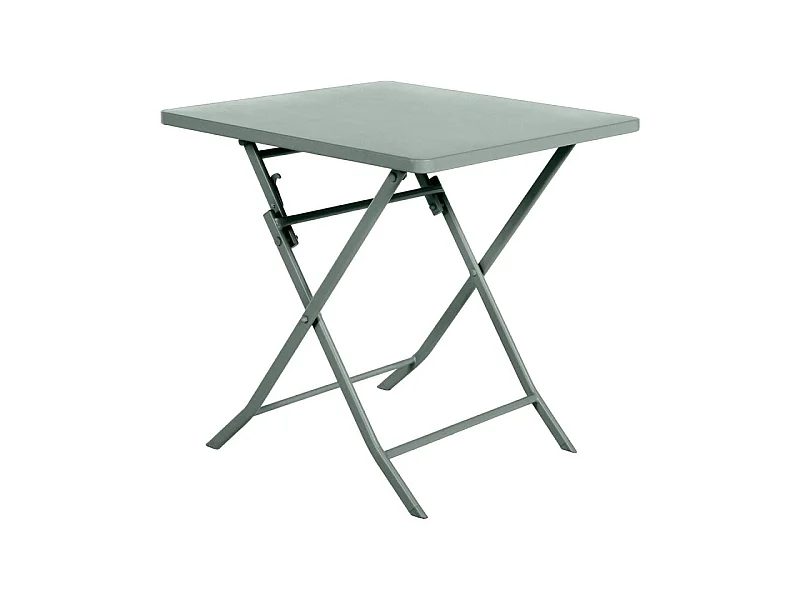 Table carrée pliante Greensboro 2p vert olive Hespéride