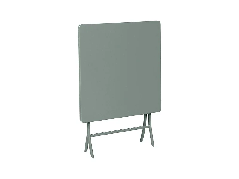 Table carrée pliante Greensboro 2p vert olive Hespéride