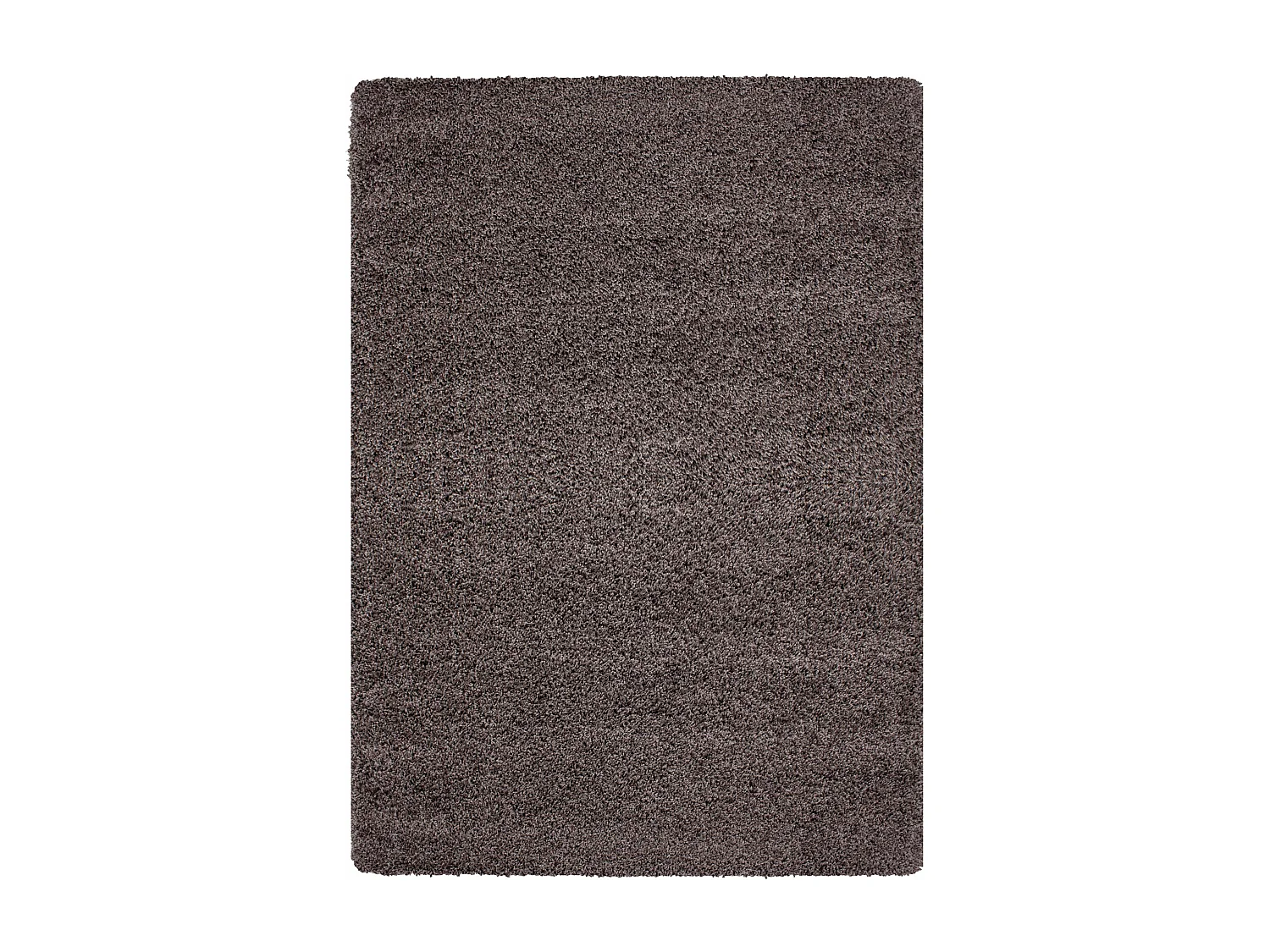 SHAGGY - Tapis Uni à poils longs - Taupe 140 x 200 cm
