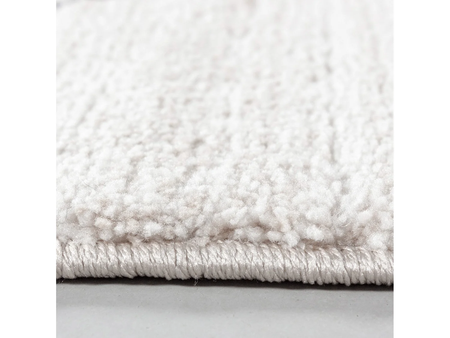 TRIBAL - Tapis Berbère laineux - Crème & Anthracite 80 x 150 cm