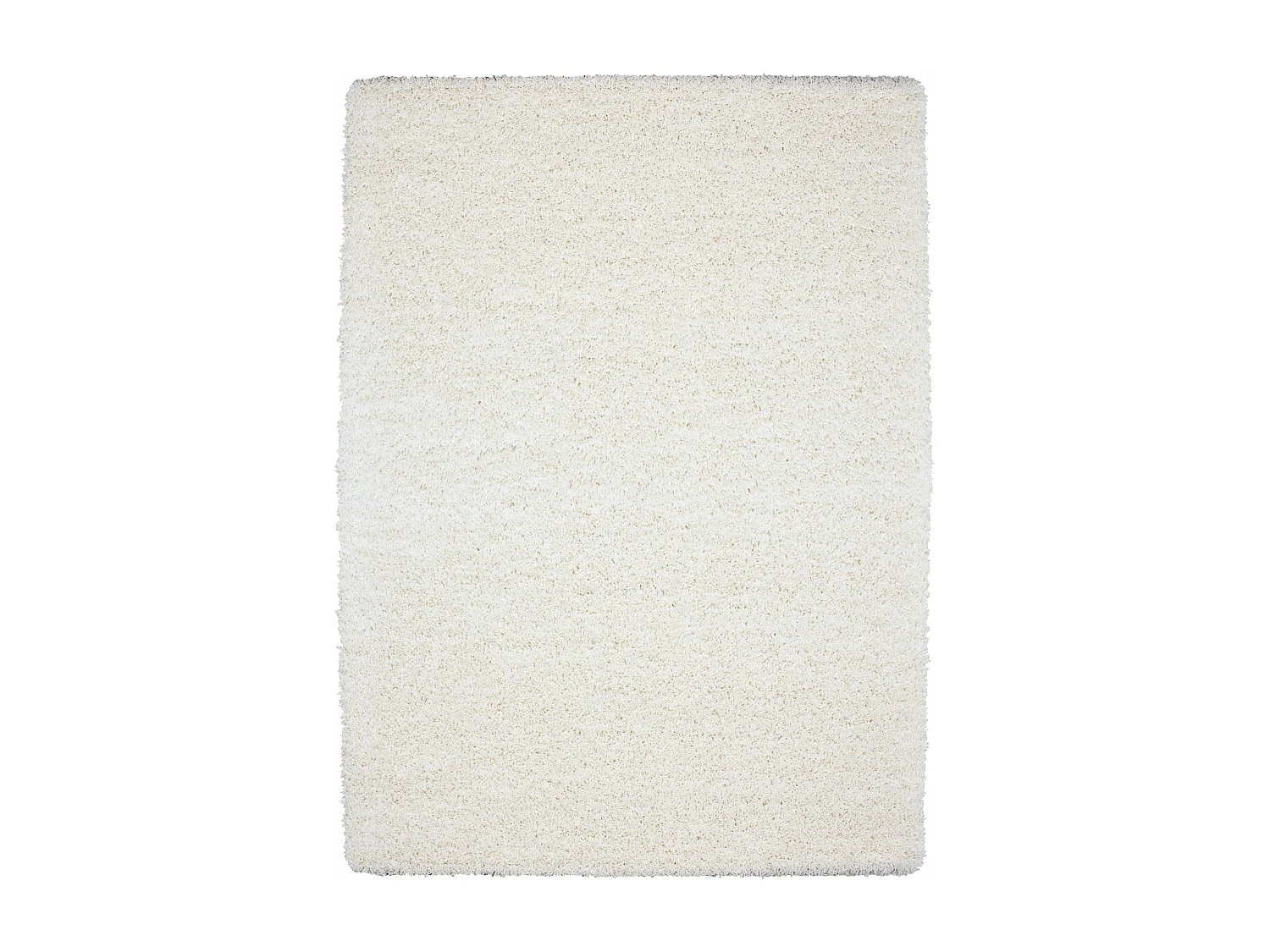 SHAGGY - Tapis Uni à poils longs - Blanc Ivoire 060 x 110 cm