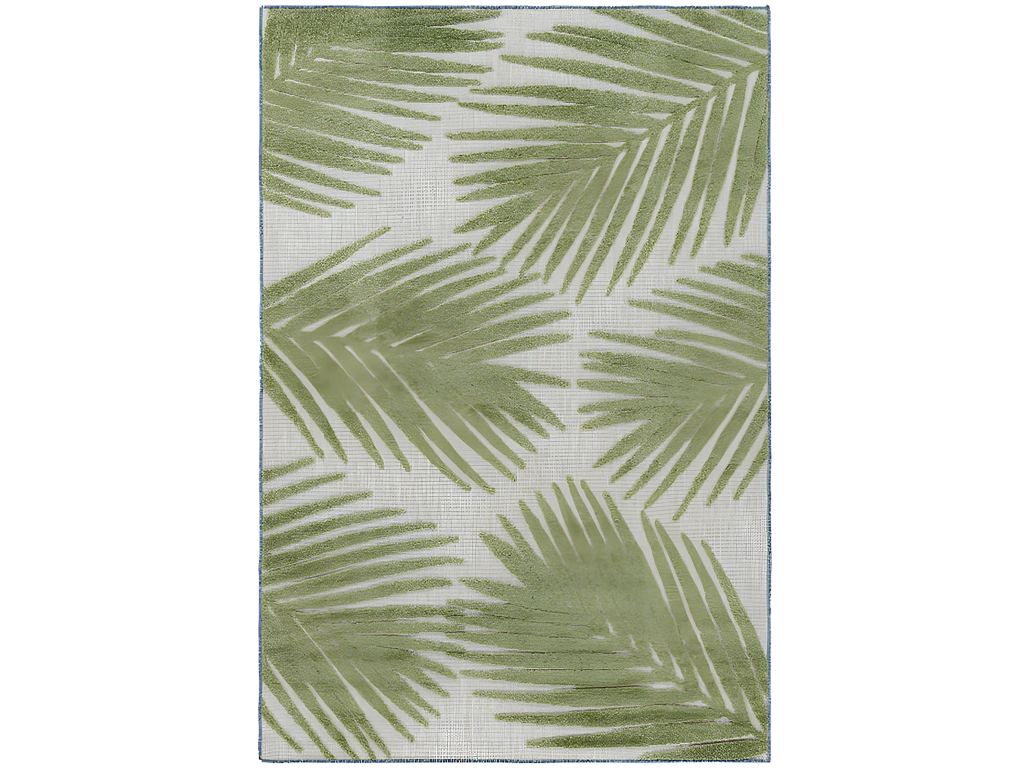 Tapis d'extérieur à relief "Kentia" Vert 120 x 170 cm