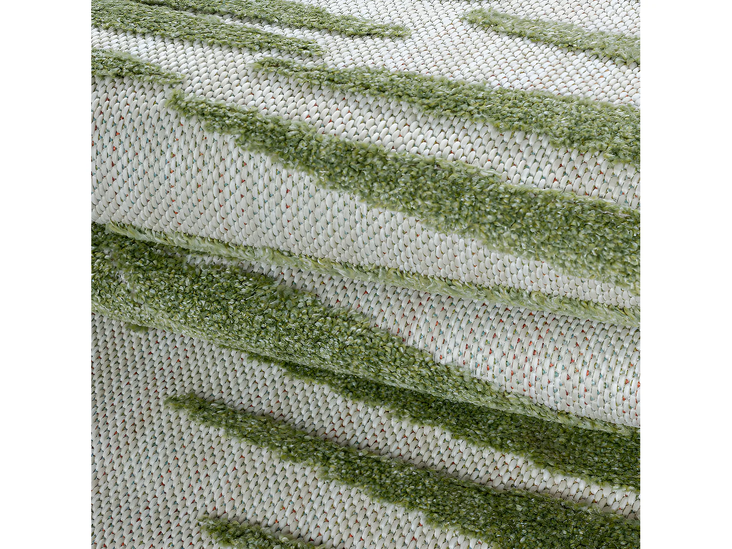 Tapis d'extérieur à relief "Kentia" Vert 120 x 170 cm