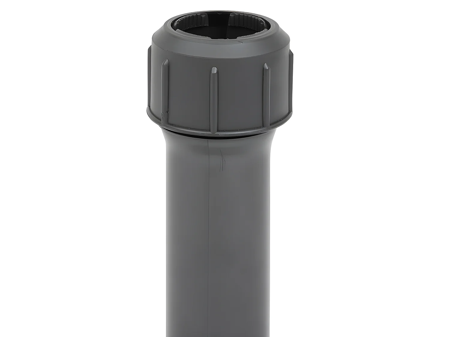 Pied de parasol 17kg béton noir Hespéride