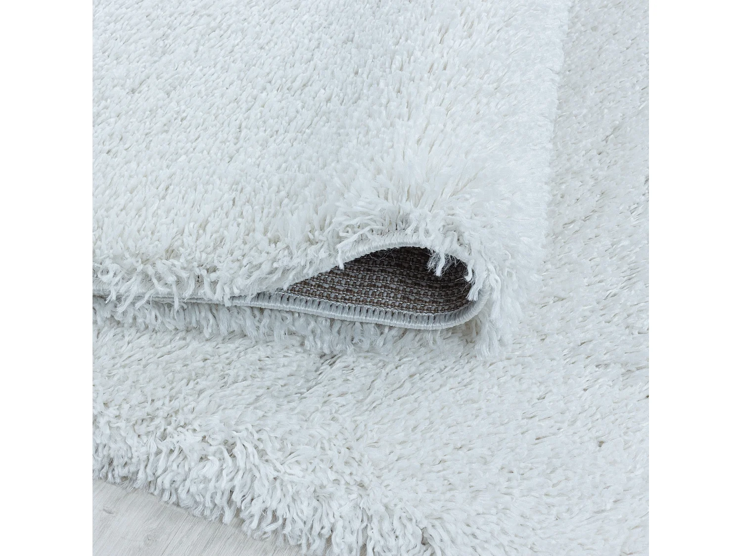 MOELLEUX - Tapis cosy à poils longs - Blanc 080 x 250 cm