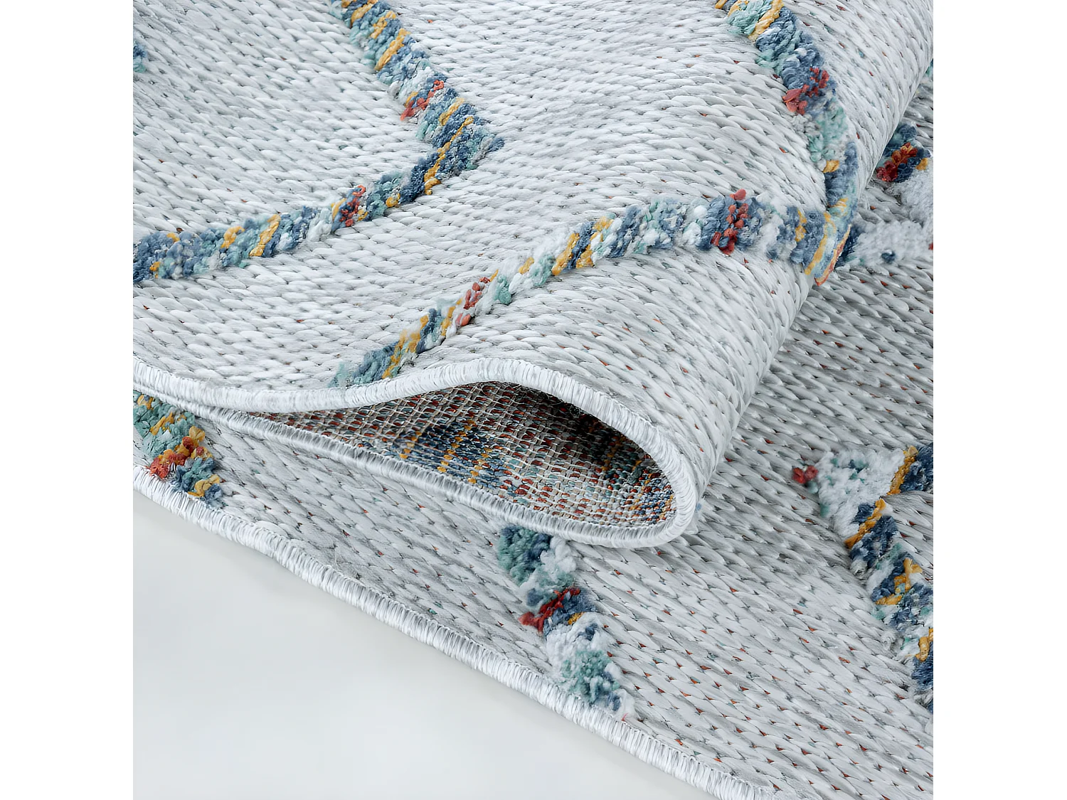 Tapis d'extérieur à relief "Kuta" Multi 120 x 170 cm