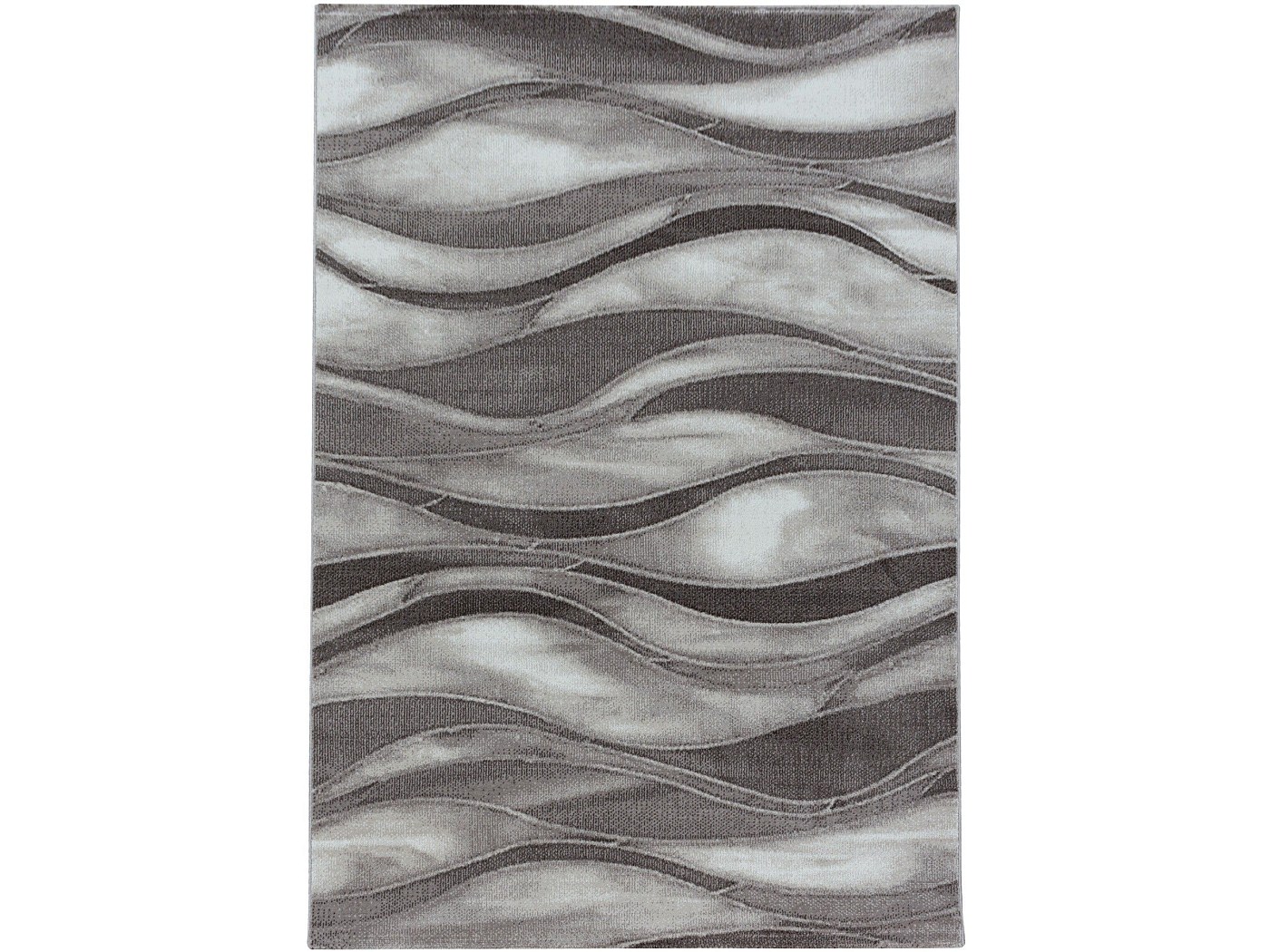 Tapis Antidérapant Et Absorbant Pour Salle De Bain Et Chambre - Design Vagues En Cachemire Imité