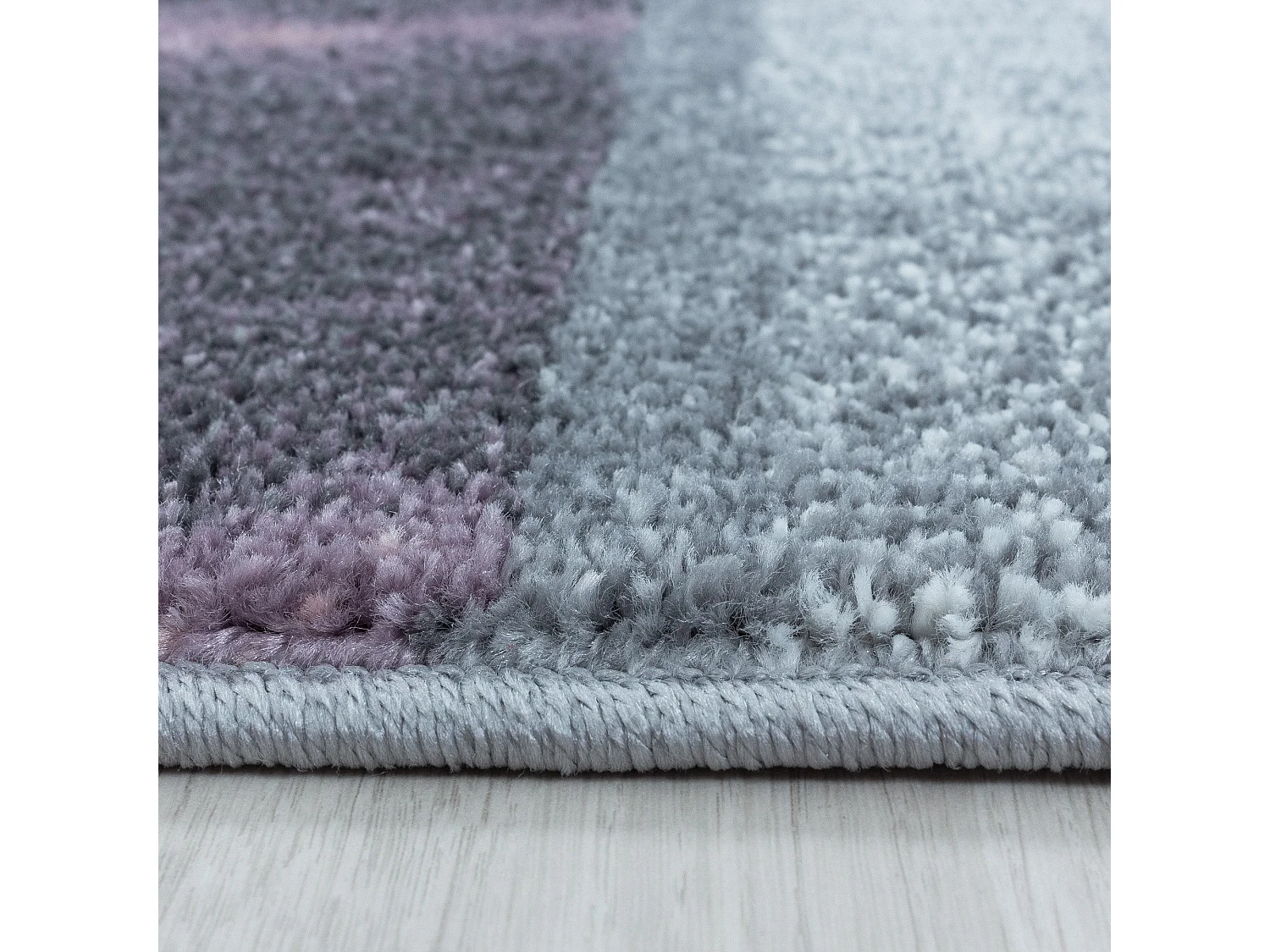 DAMES Line - Tapis Damier - Lila 240 x 340 cm
