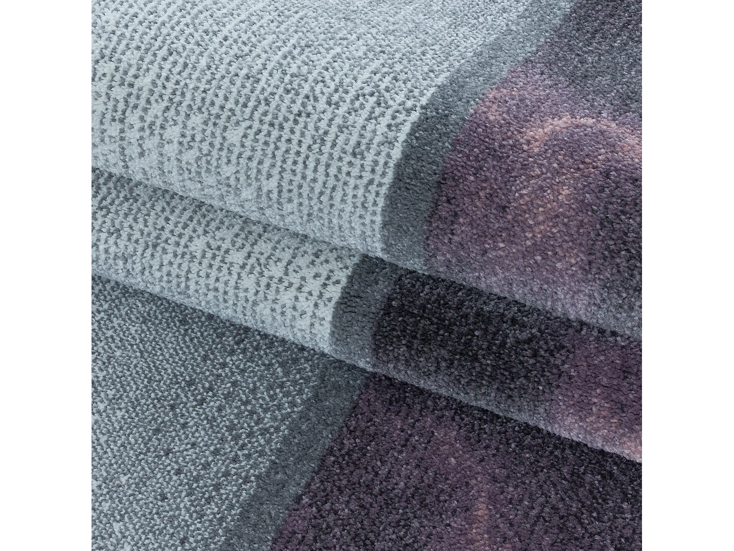 DAMES Line - Tapis Damier - Lila 240 x 340 cm