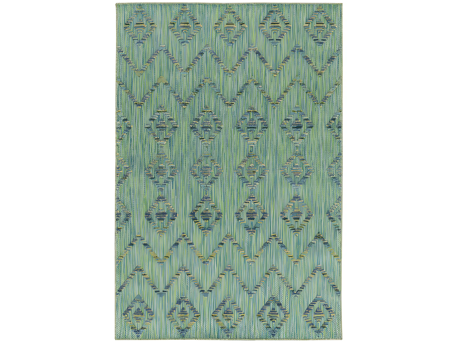 Tapis d'extérieur à relief "Kuta" Vert 160 x 230 cm