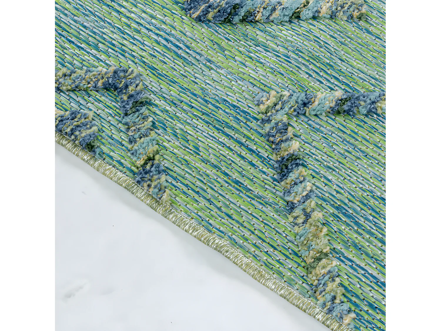 Tapis d'extérieur à relief "Kuta" Vert 160 x 230 cm