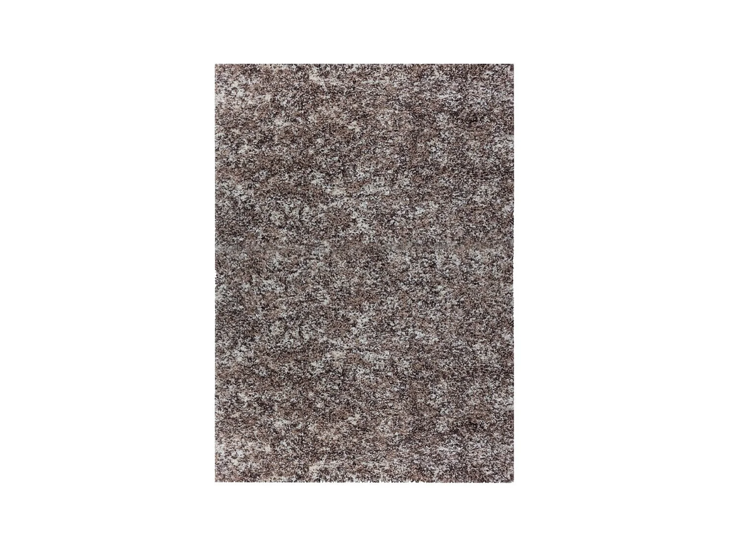 COSY - Tapis à poils longs 30mm - Beige et Blanc 140 x 200 cm