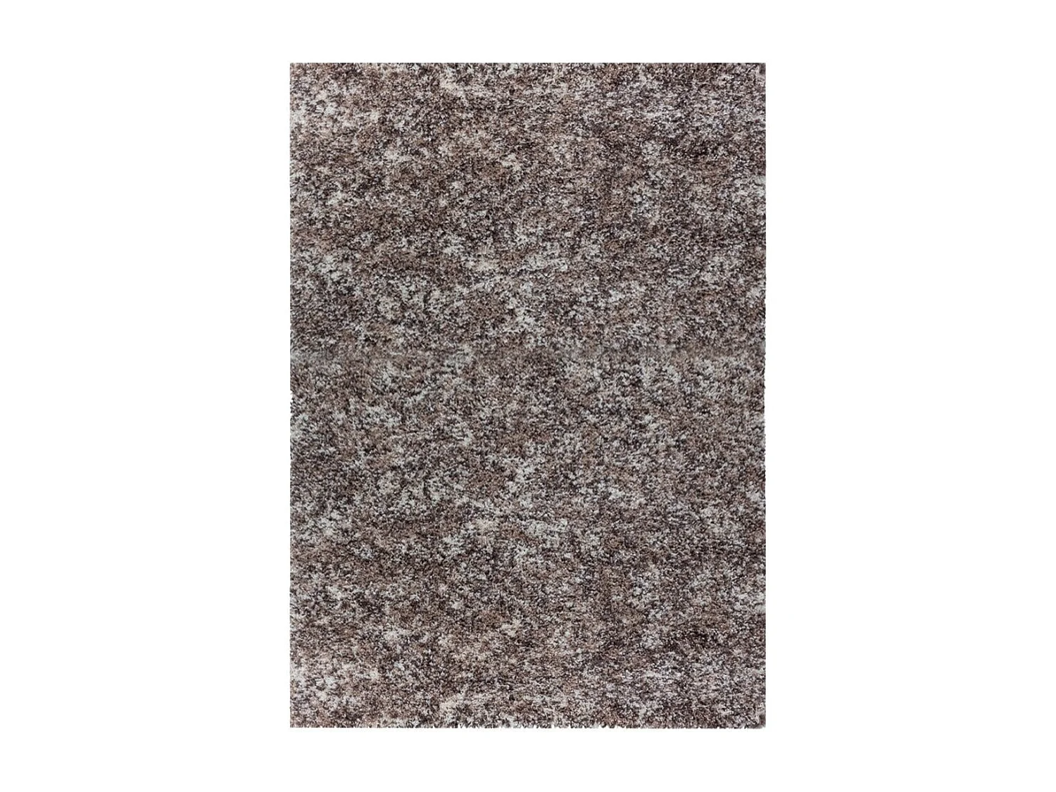 COSY - Tapis à poils longs 30mm - Beige et Blanc 140 x 200 cm