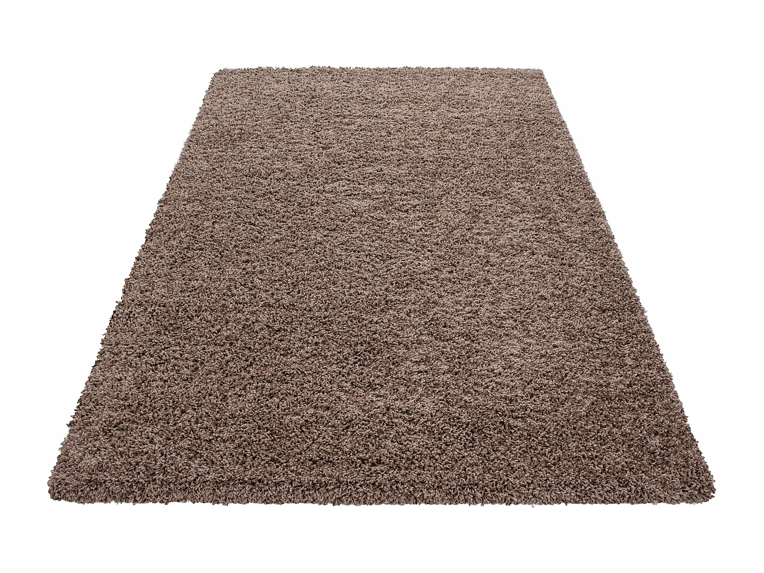 SHAGGY - Tapis Uni à poils longs - Café 080 x 150 cm