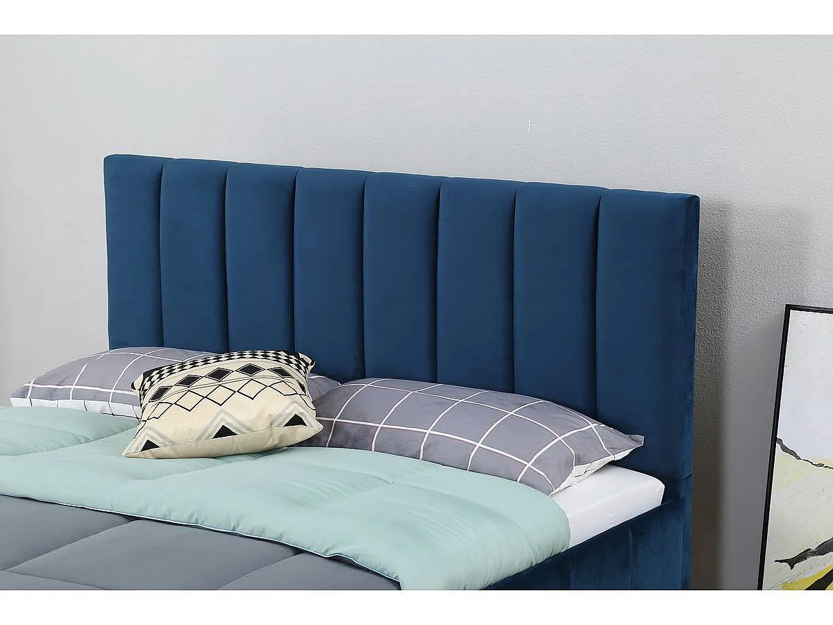 Lit "Melissa" - 180 x 200 cm - Bleu foncé