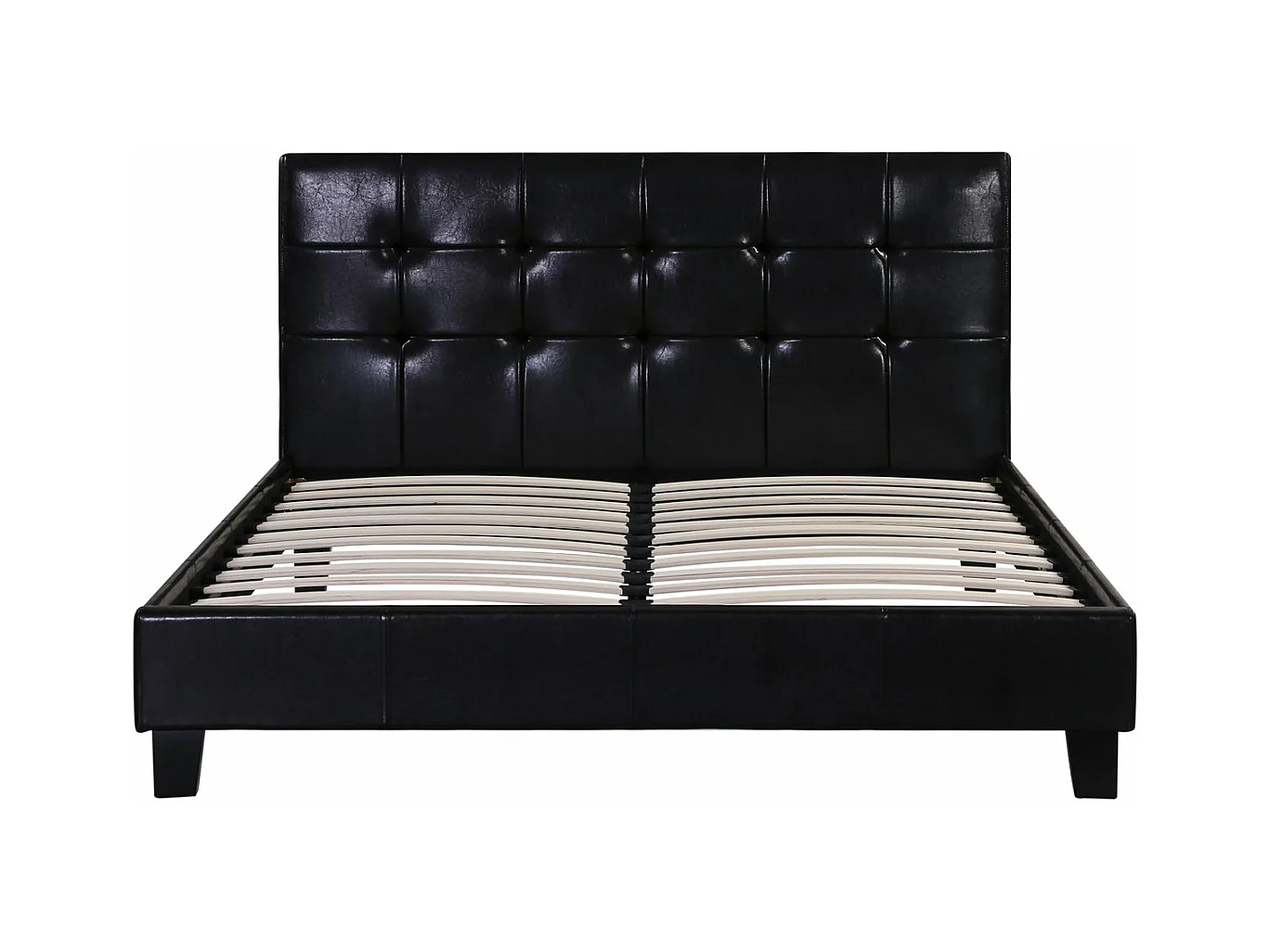 Letto JULIA - 140 x 190 cm - Nero