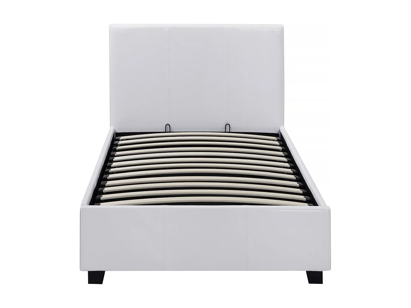 Bed met opbergruimte "Carla" wit 90x190 cm