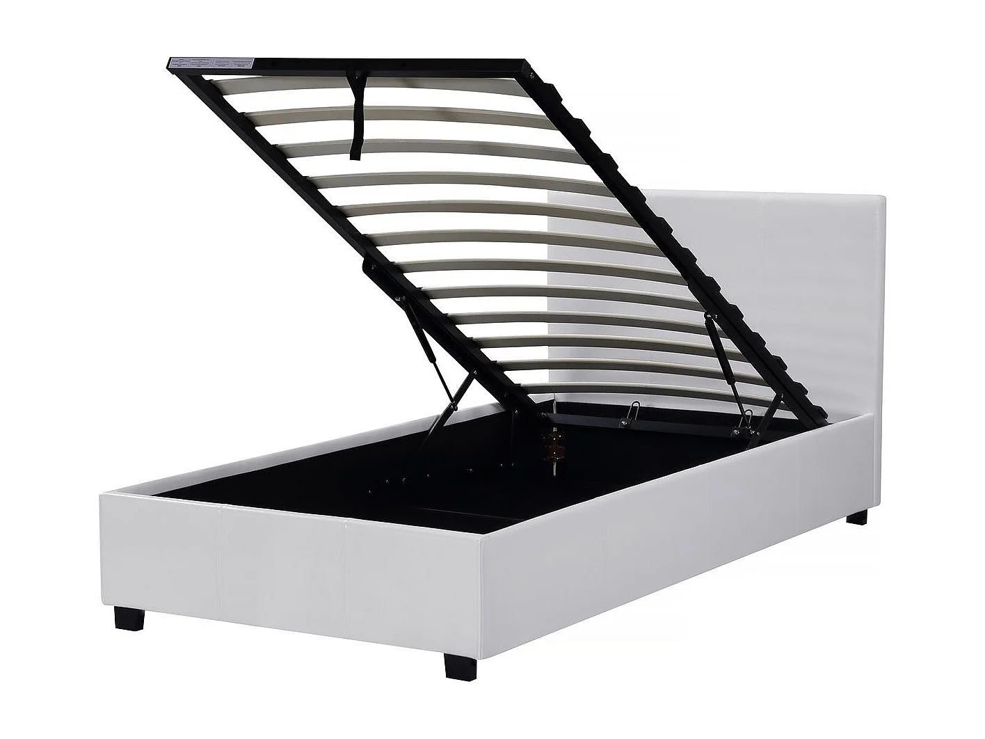 Lit avec coffre "Carla" - 90 x 190 cm - Blanc