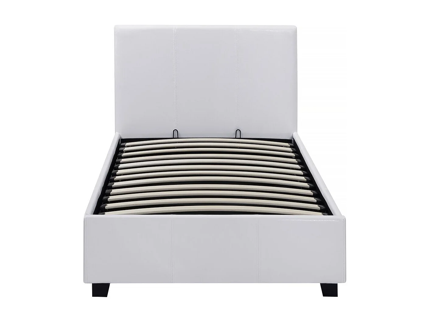 Bed met opbergruimte "Carla" wit 90x190 cm