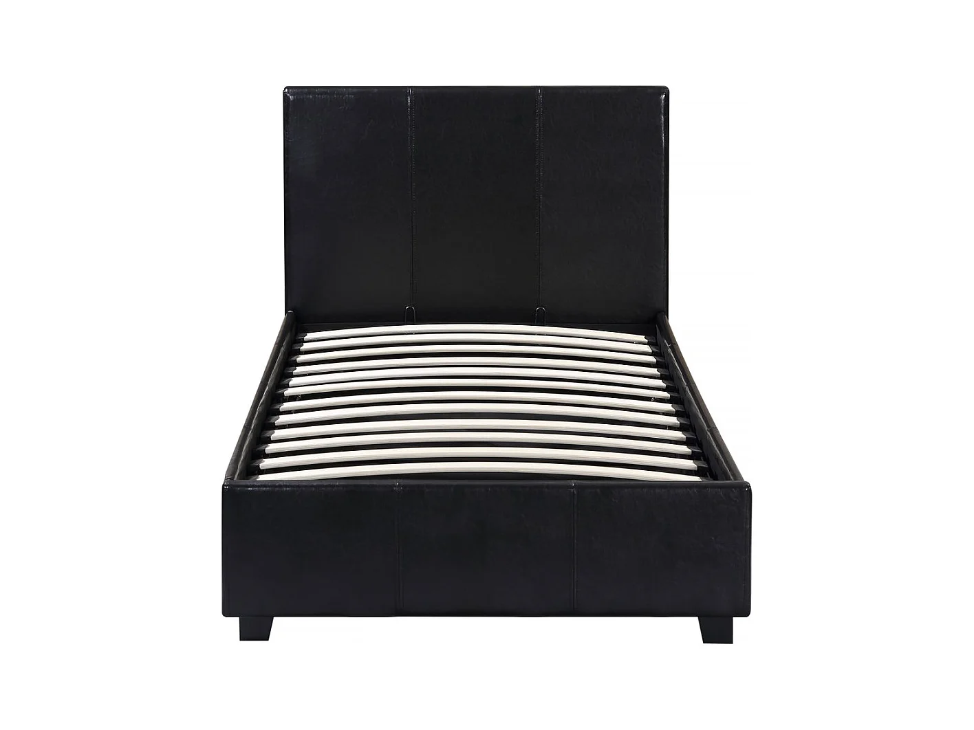 Letto con contenitore  "Carla" - 90 x 190 cm- Nero