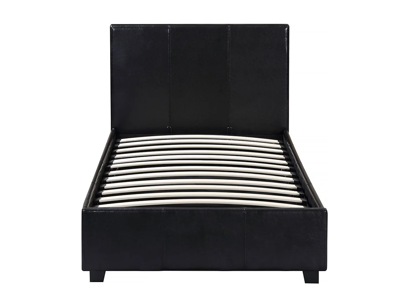 Bed "Carla" met geïntegreerde opbergruimte - 90 x 190 cm - Zwart