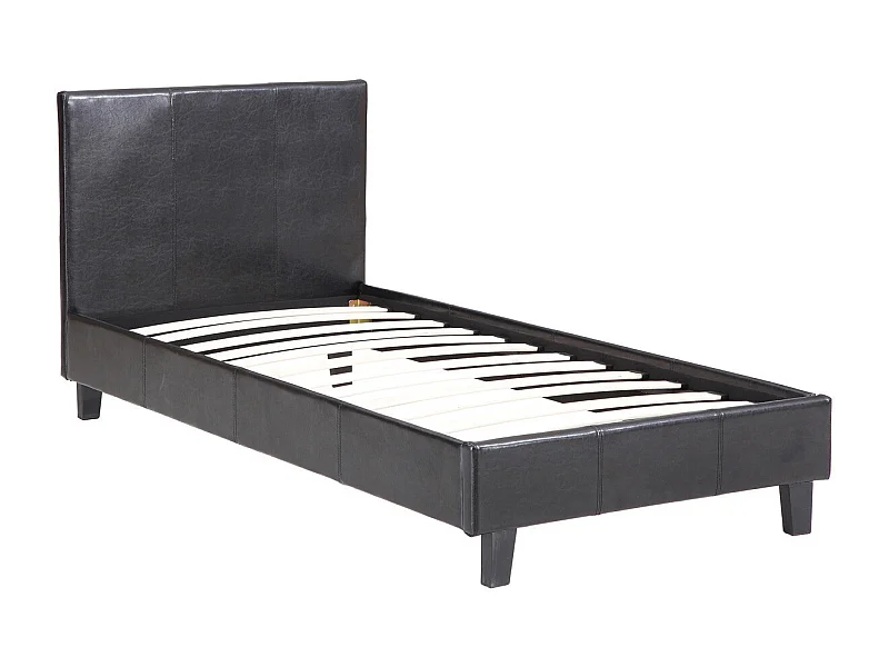 Lit "Lina" - 90 x 190 cm - Noir