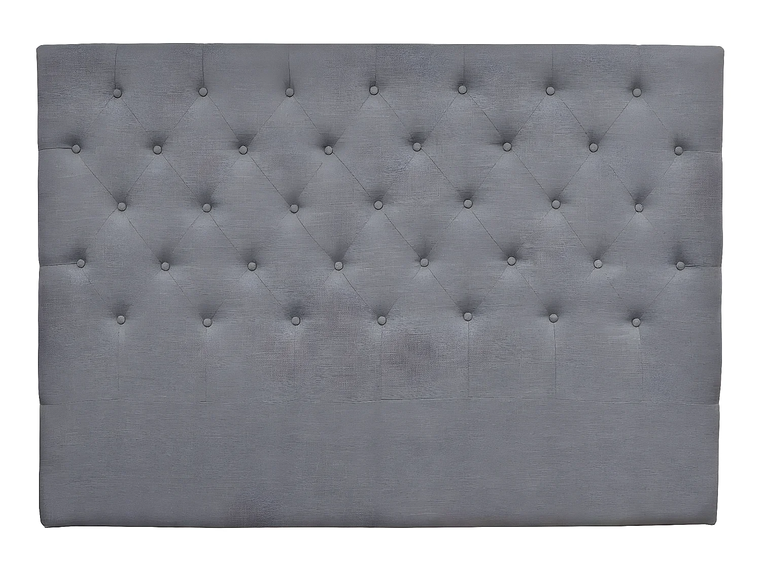 Cabecero de cama acolchado  180 cm "DÉCO" en tela - Gris claro