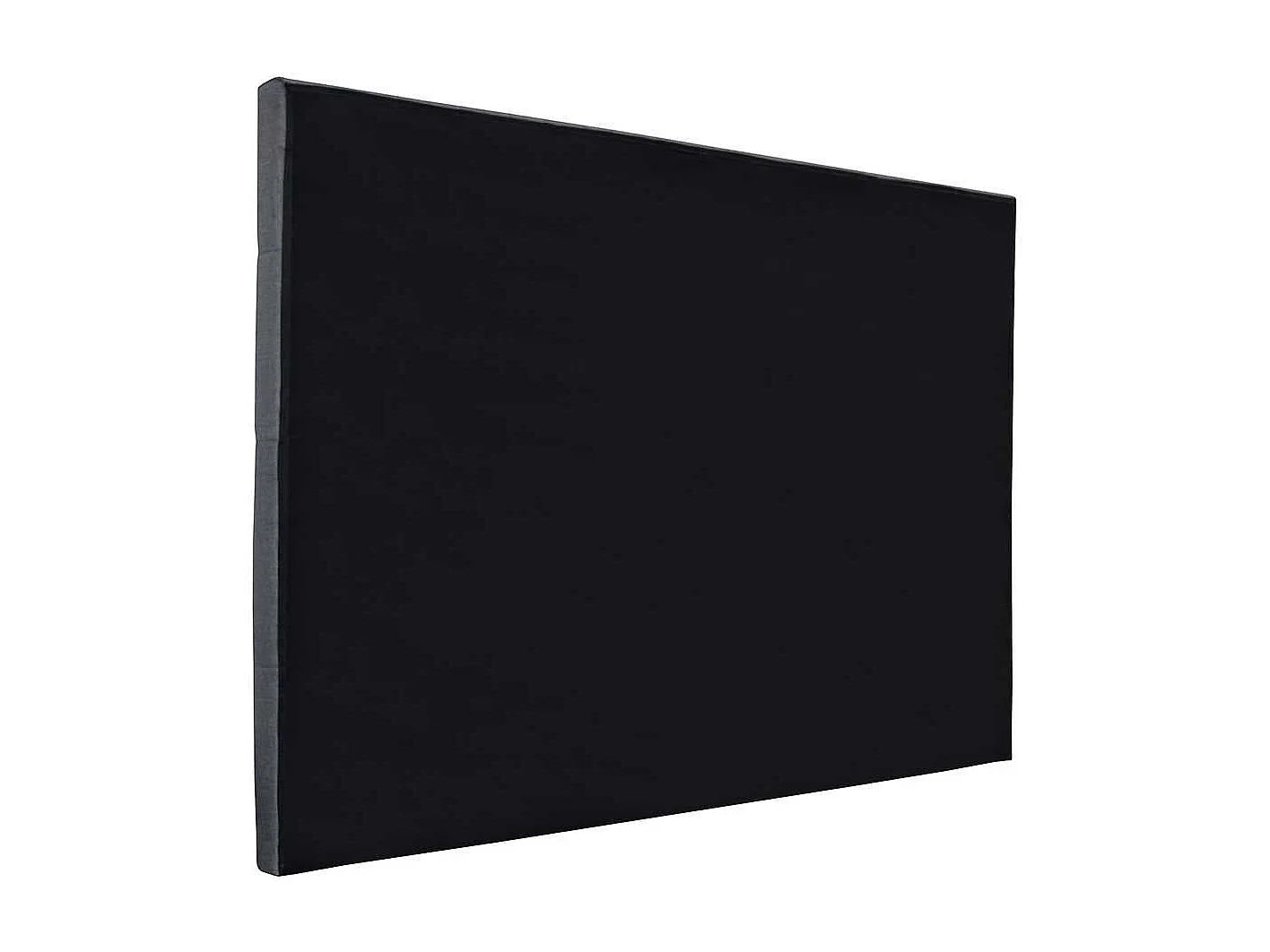 Testiera del letto imbottita " DÉCO"  - 189 cm - Grigio chiaro -  in tessuto