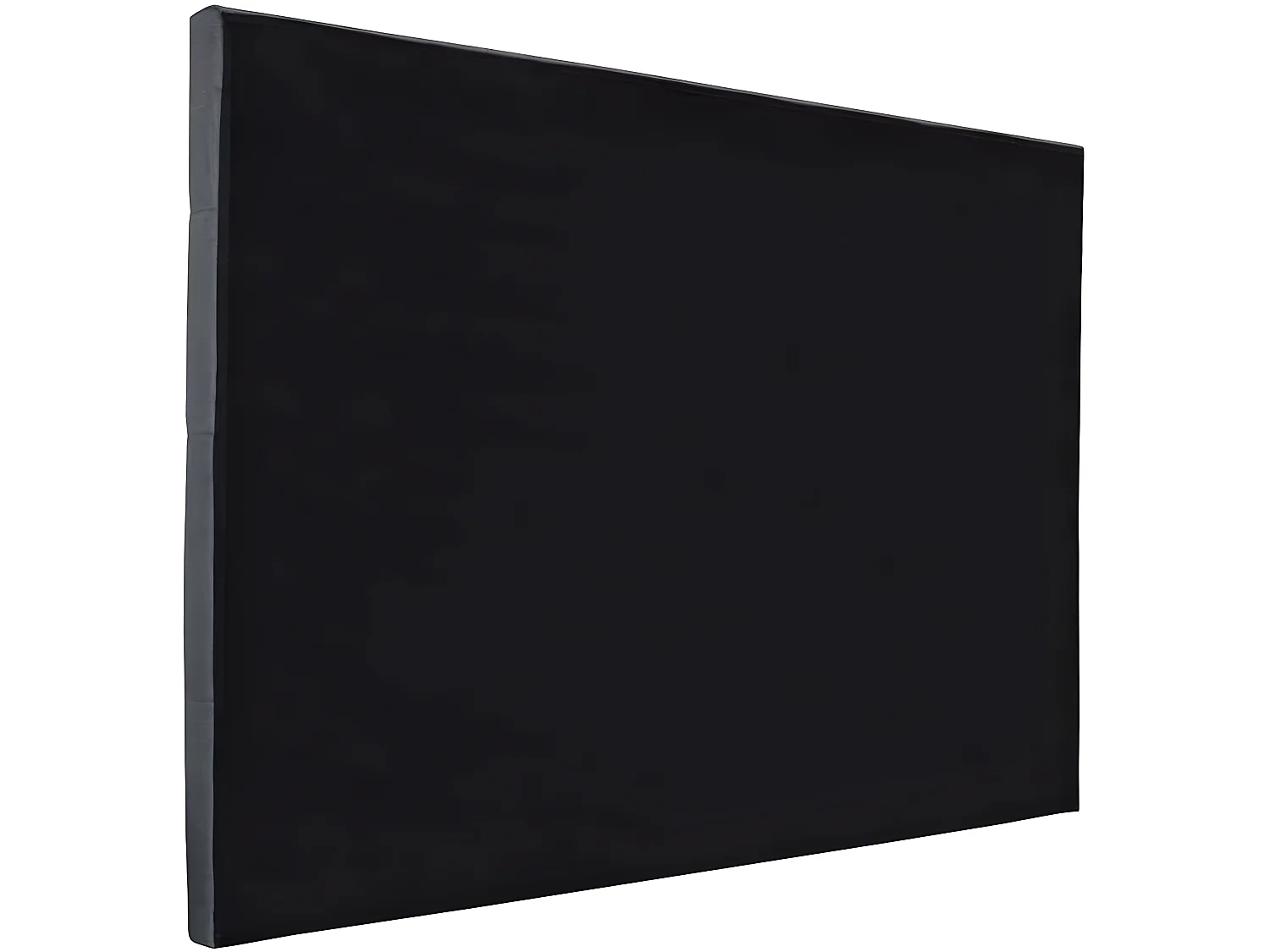 Tête de lit capitonnée "Déco" - 189 cm - Gris - En tissu