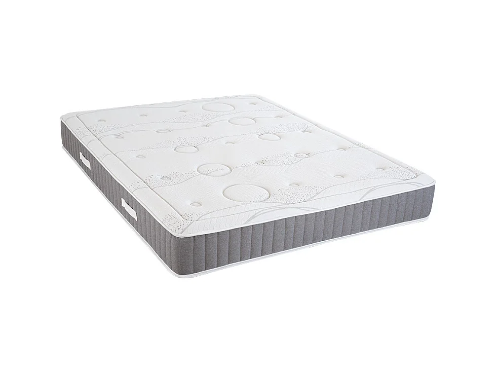 OLYMPE LITERIE | Pack Prêt à dormir INTUITION 180x200 cm | Matelas Mémoire de forme + Sommier Métal + Accessoires